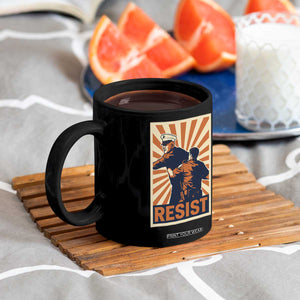 Resist Marine Veteran Political Protest Coffee Mug America First Anti War TS02 Print Your Wear
