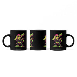 Neon Dripping Monkey Baseball Graphic Coffee Mug Ball Party Game Day Vibes TS02 Print Your Wear