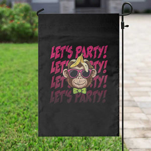 Lets Party Monkey Baseball Garden Flag Funny Ball Party Game Day Fans TS02 Print Your Wear
