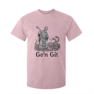 Go'n Git Funny Saint Patrick Banishing Snakes T Shirt For Kid Irish History Humor St Patricks Day TS02 Light Pink Print Your Wear