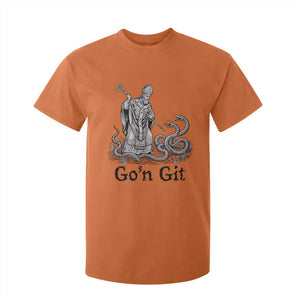 Go'n Git Funny Saint Patrick Banishing Snakes T Shirt For Kid Irish History Humor St Patricks Day TS02 Orange Print Your Wear
