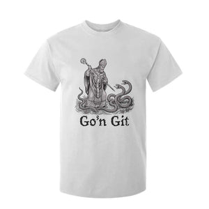 Go'n Git Funny Saint Patrick Banishing Snakes T Shirt For Kid Irish History Humor St Patricks Day TS02 White Print Your Wear