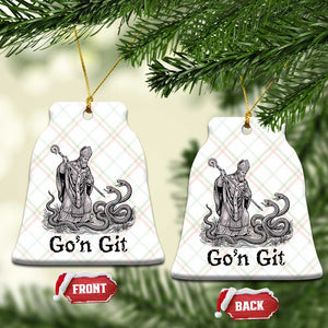 Go'n Git Funny Saint Patrick Banishing Snakes Ceramic Ornament Irish History Humor St Patricks Day TS02 Print Your Wear