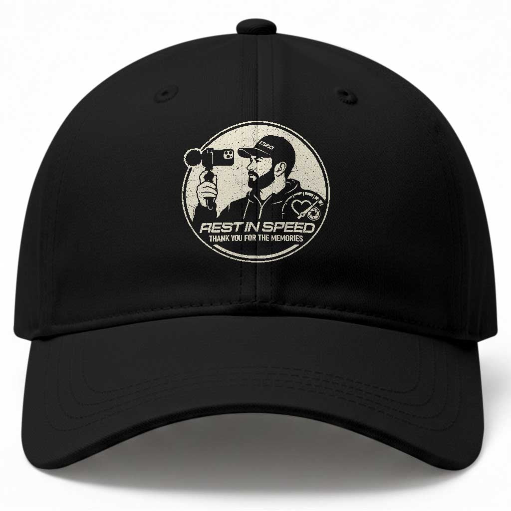 Rest In Speed Thank You For The Memories Baseball Cap Automotive Media Legend Memorial Tribute TS02 Print Your Wear