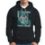 Veteran PTSD Hoodie Proud Tough Strong Determined Teal Ribbon TS02 Dark Heather Printyourwear