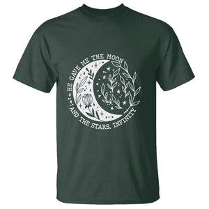Infinity Love T Shirt He Gave Me The Moon And The Stars Infinity Celestial TS02 Printyourwear