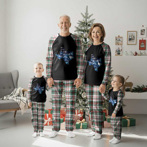 Texas Pride Plaid Pajama Set The Stars at Night Are Big and Bright TS02 Christmas Plaid Print Your Wear