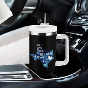 Texas Pride Tumbler With Handle The Stars at Night Are Big and Bright TS02 Print Your Wear
