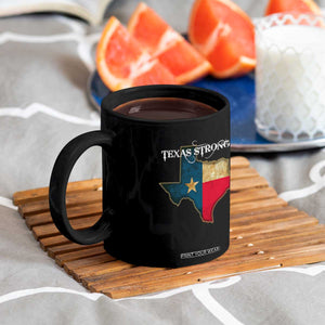 Strong Texas Coffee Mug Retro Lone Star State Pride Distressed Flag TS02 Print Your Wear