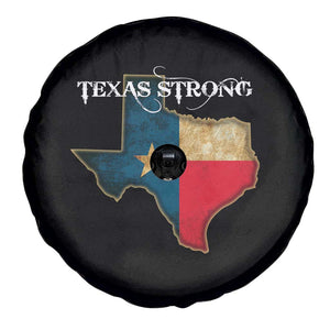 Strong Texas Spare Tire Cover Retro Lone Star State Pride Distressed Flag TS02 Print Your Wear