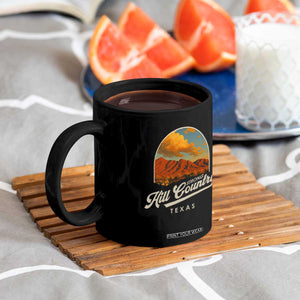Hill Country Strong Coffee Mug Texas Support Retro Enchanted Rock TS02 Print Your Wear