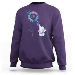 Stay Your Story Is Not Over Stay Suicide Prevention Awareness Sweatshirt TS02 Purple Print Your Wear