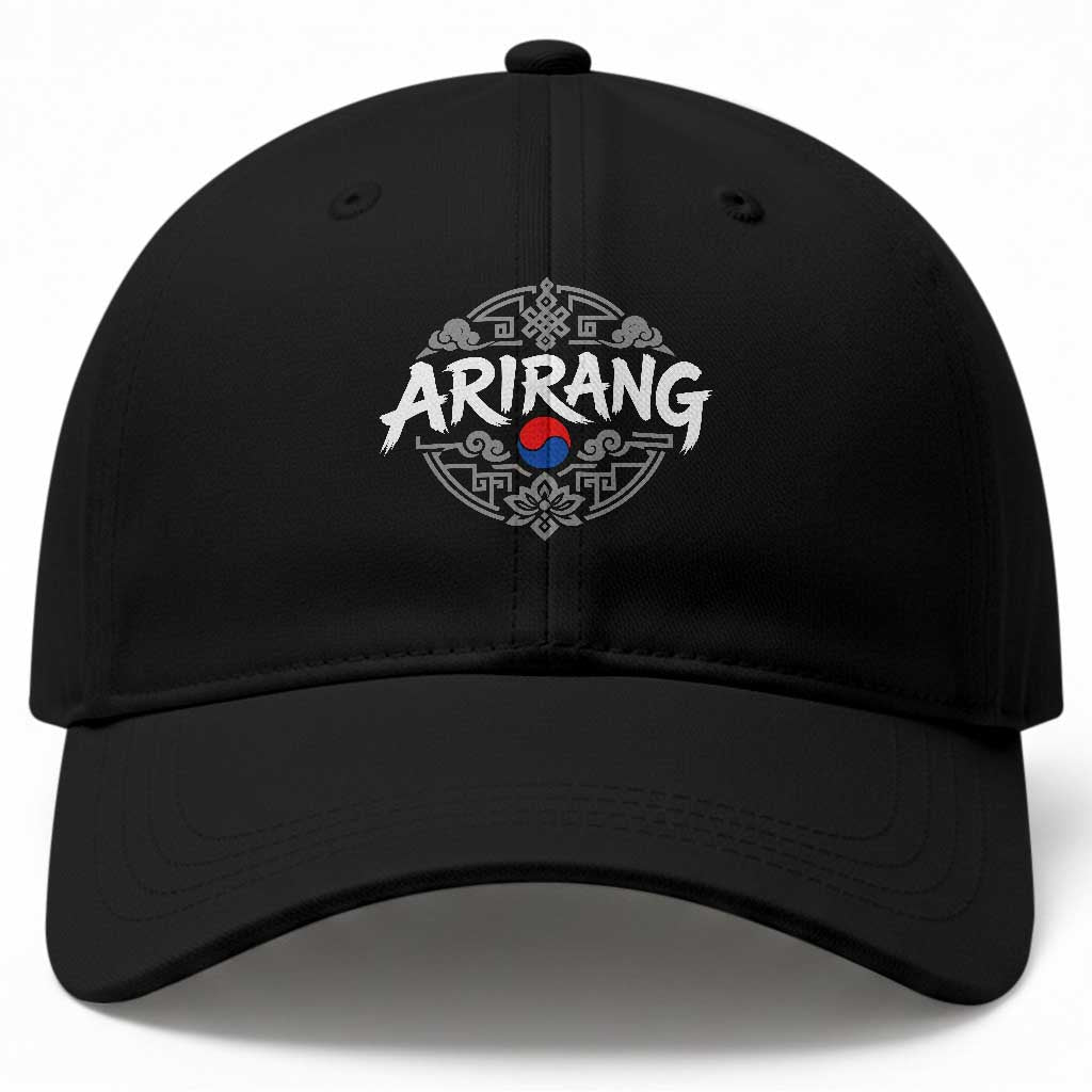 Traditional Arirang Korean Heritage Taeguk Folk Culture Emblem Graphic Baseball Cap