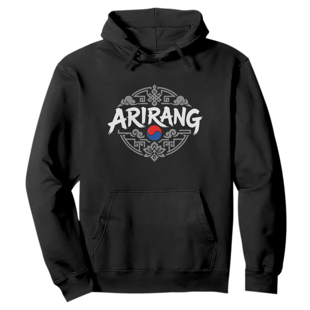 Traditional Arirang Korean Heritage Taeguk Folk Culture Emblem Graphic Hoodie
