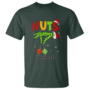 Personalized Christmas Matching Couple T Shirt Custom Name Chestnuts Xmas Funny Nuts TS02 Dark Forest Green Print Your Wear