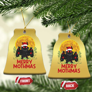 Mothman Christmas Christmas Ornament Funny Merry Mothmas Cryptid Xmas Santa TS02 Bell Flake Gold Print Your Wear