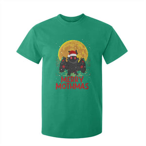 Mothman Christmas T Shirt For Kid Funny Merry Mothmas Cryptid Xmas Santa TS02 Irish Green Print Your Wear