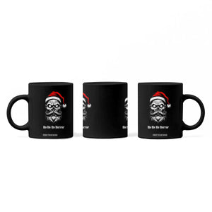 Creepy Christmas Skull Coffee Mug Ho Ho Ho Horror Santa Gothic Holiday TS02 Print Your Wear