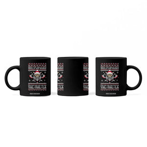 Deck The Halls With Skulls and Bodies Coffee Mug Viking Christmas Fa La La Valhalla TS02 Print Your Wear