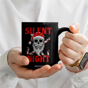Silent Night Skull Christmas Coffee Mug Creepy Santa Gothic Holiday TS02 Print Your Wear