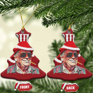 Xmas Trump Cowboy Christmas Ornament Santa Donald TS02 Christmas Tree Red Print Your Wear