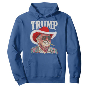 Christmas Trump Cowboy Hoodie Santa Donald TS02 Royal Blue Print Your Wear