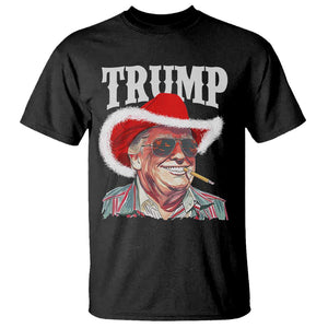 Christmas Trump Cowboy T Shirt Santa Donald TS02 Black Print Your Wear