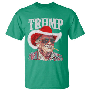 Christmas Trump Cowboy T Shirt Santa Donald TS02 Irish Green Print Your Wear