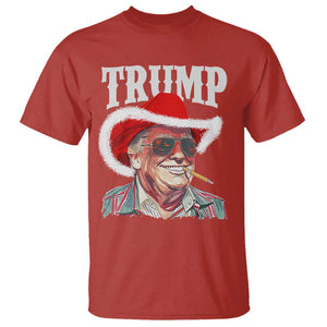 Christmas Trump Cowboy T Shirt Santa Donald TS02 Red Print Your Wear