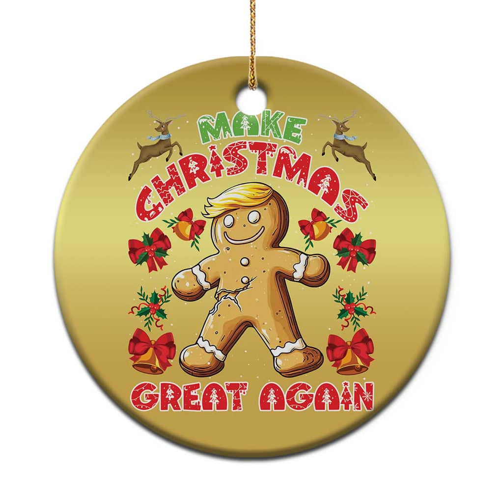 Xmas Trump Gingerbread Christmas Ornament Make Xmas Great Again Funny Cookies TS02 Print Your Wear