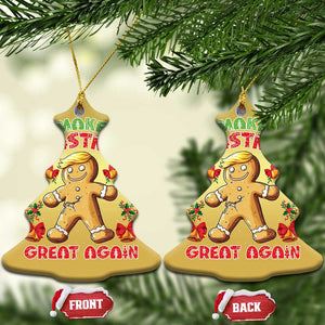 Xmas Trump Gingerbread Christmas Ornament Make Xmas Great Again Funny Cookies TS02 Christmas Tree Gold Print Your Wear