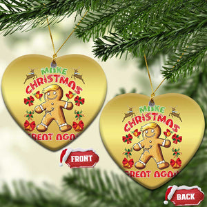 Xmas Trump Gingerbread Christmas Ornament Make Xmas Great Again Funny Cookies TS02 Heart Gold Print Your Wear