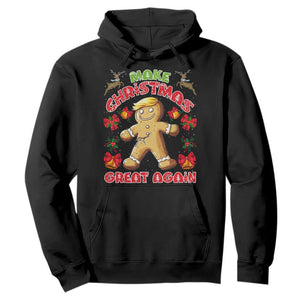 Christmas Trump Gingerbread Hoodie Make Xmas Great Again Funny Cookies TS02 Black Print Your Wear