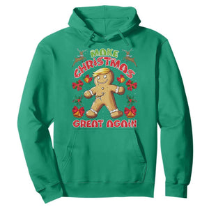 Christmas Trump Gingerbread Hoodie Make Xmas Great Again Funny Cookies TS02 Irish Green Print Your Wear