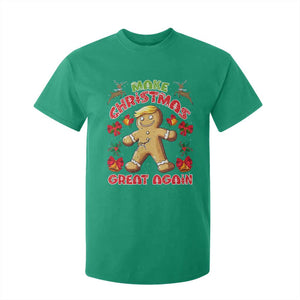 Christmas Trump Gingerbread T Shirt For Kid Make Xmas Great Again Funny Cookies TS02 Irish Green Print Your Wear