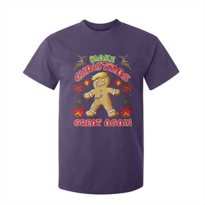 Christmas Trump Gingerbread T Shirt For Kid Make Xmas Great Again Funny Cookies TS02 Purple Print Your Wear