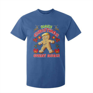 Christmas Trump Gingerbread T Shirt For Kid Make Xmas Great Again Funny Cookies TS02 Royal Blue Print Your Wear