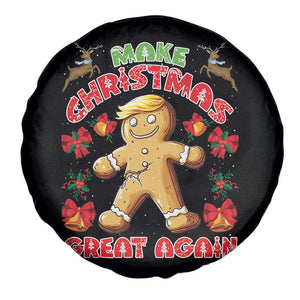 Christmas Trump Gingerbread Spare Tire Cover Make Xmas Great Again Funny Cookies TS02 Print Your Wear