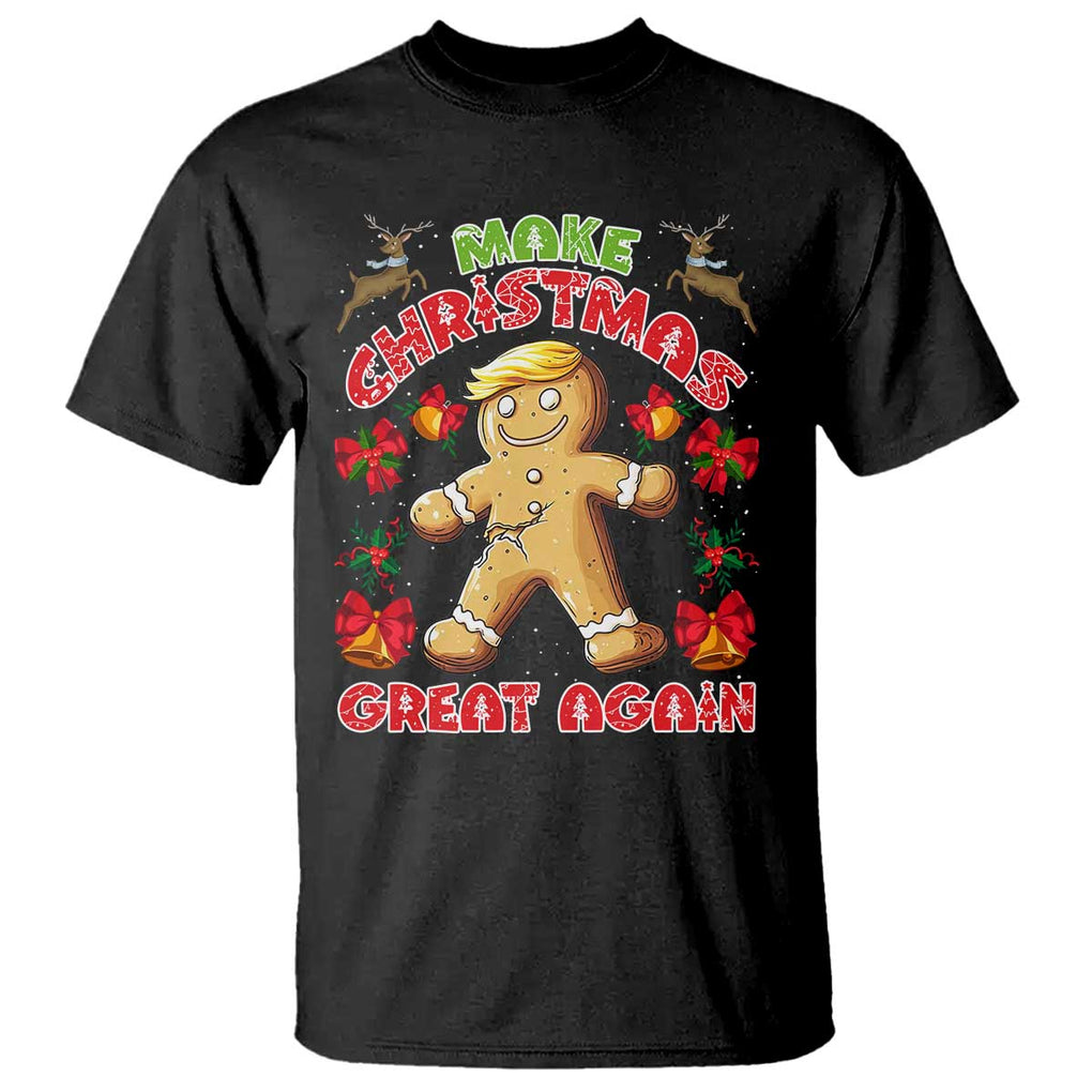 Christmas Trump Gingerbread T Shirt Make Xmas Great Again Funny Cookies TS02 Black Print Your Wear