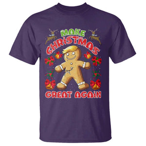 Christmas Trump Gingerbread T Shirt Make Xmas Great Again Funny Cookies TS02 Purple Print Your Wear