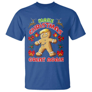 Christmas Trump Gingerbread T Shirt Make Xmas Great Again Funny Cookies TS02 Royal Blue Print Your Wear