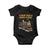 Christmas Trump Baby Onesie Trump Train Is Coming To Town TS02 Black Print Your Wear