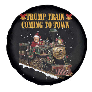 Christmas Trump Spare Tire Cover Trump Train Is Coming To Town TS02 Print Your Wear