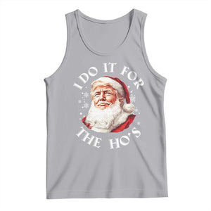 Christmas Trump Tank Top I Do It For The Hos Santa Donald TS02 Athletic Heather Print Your Wear