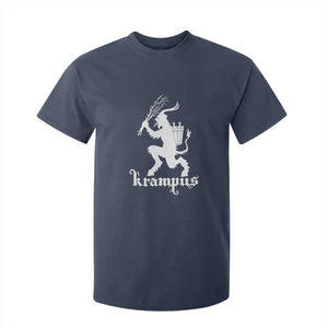 Mythical Krampus T Shirt For Kid Scary Christmas Horror Occult Holiday Eastern Folklore TS02 Navy Print Your Wear