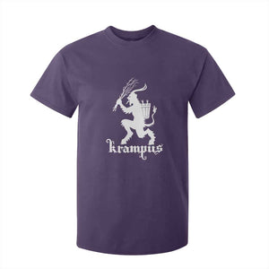 Mythical Krampus T Shirt For Kid Scary Christmas Horror Occult Holiday Eastern Folklore TS02 Purple Print Your Wear