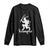 Mythical Krampus Long Sleeve Shirt Scary Christmas Horror Occult Holiday Eastern Folklore TS02 Black Print Your Wear