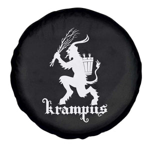 Mythical Krampus Spare Tire Cover Scary Christmas Horror Occult Holiday Eastern Folklore TS02 Print Your Wear