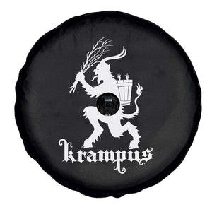 Mythical Krampus Spare Tire Cover Scary Christmas Horror Occult Holiday Eastern Folklore TS02 Print Your Wear