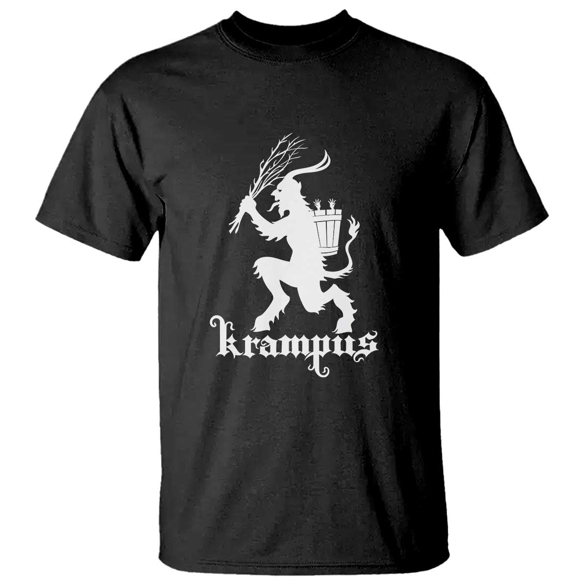 Mythical Krampus T Shirt Scary Christmas Horror Occult Holiday Eastern Folklore TS02 Black Print Your Wear